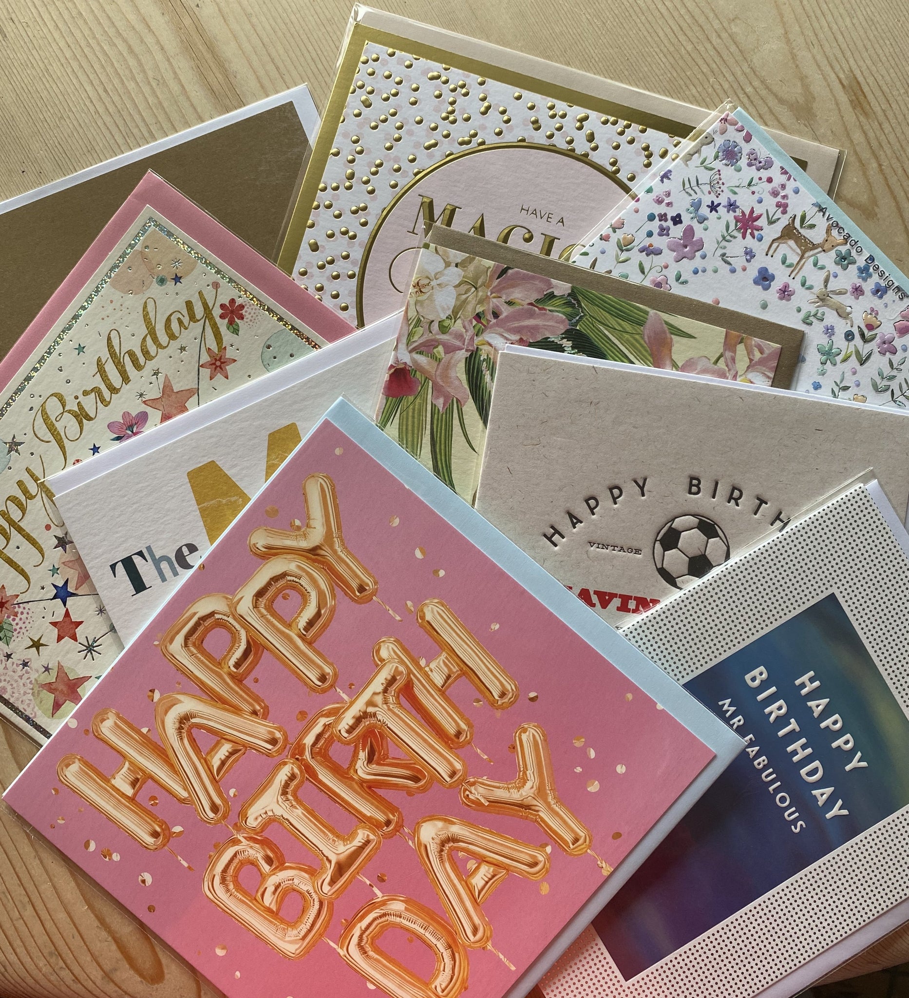 Birthday Card Packages