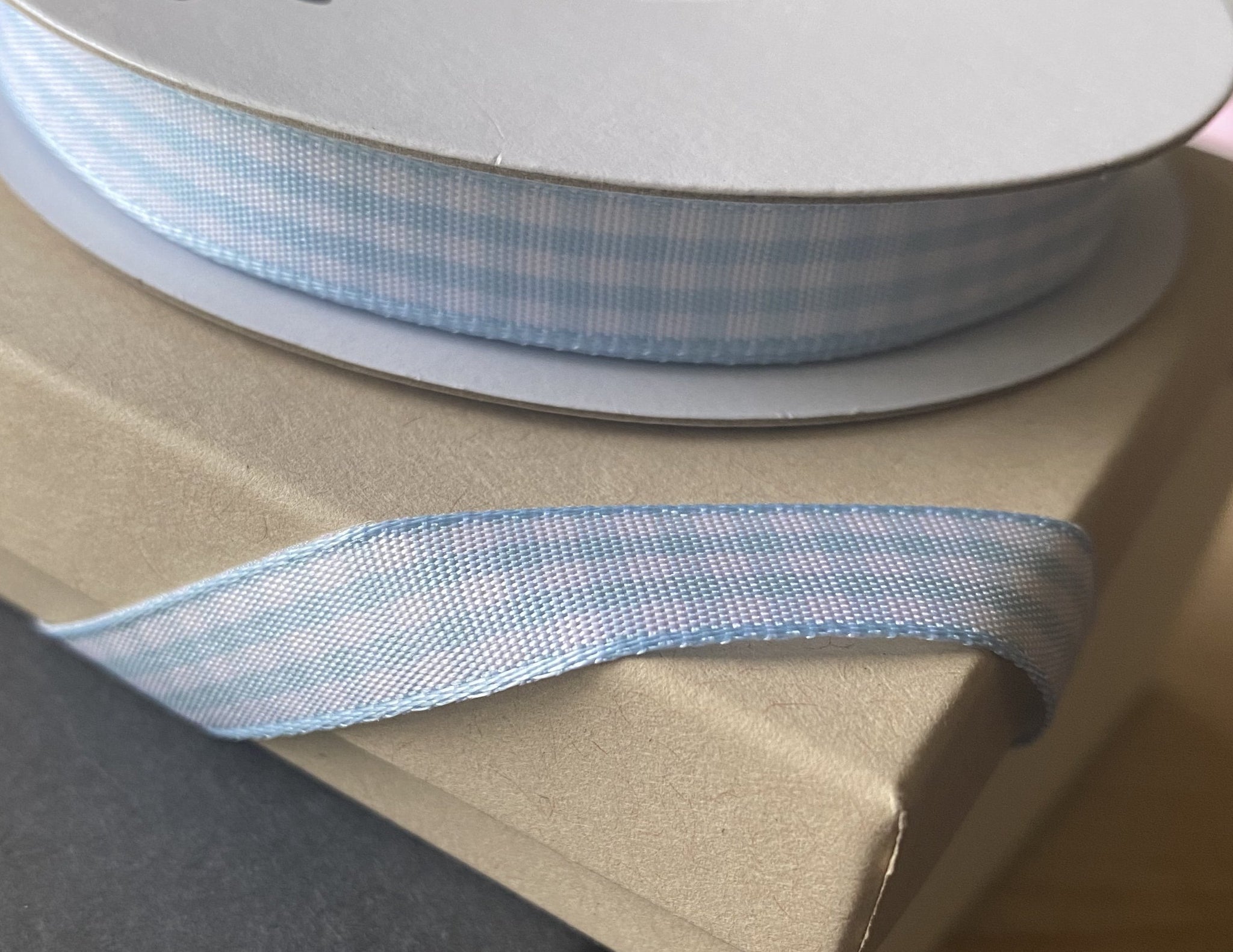 Blue Gingham Ribbon