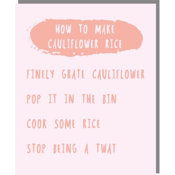 Cauliflower Rice