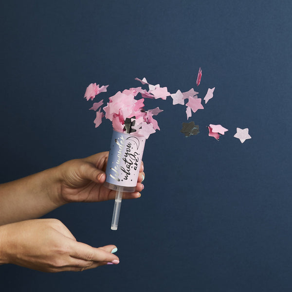 Gender Reveal Confetti Push Pops