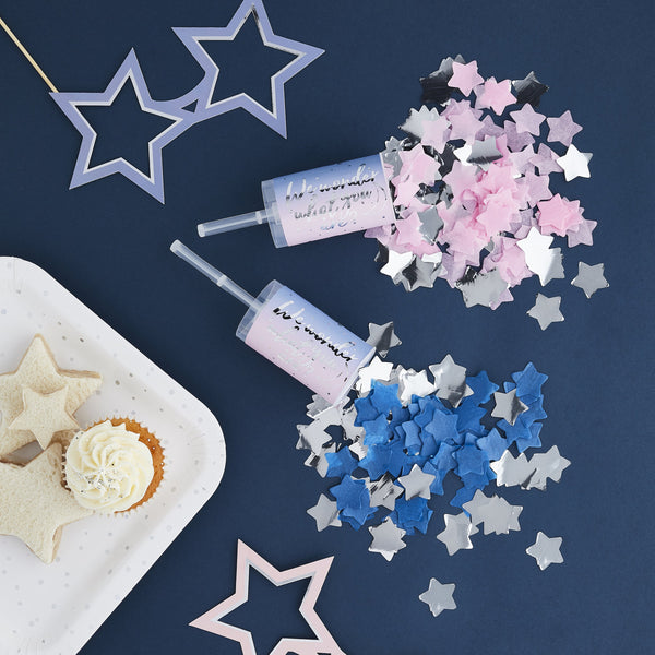 Gender Reveal Confetti Push Pops