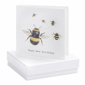 Hapbee Birthday Earrings Card