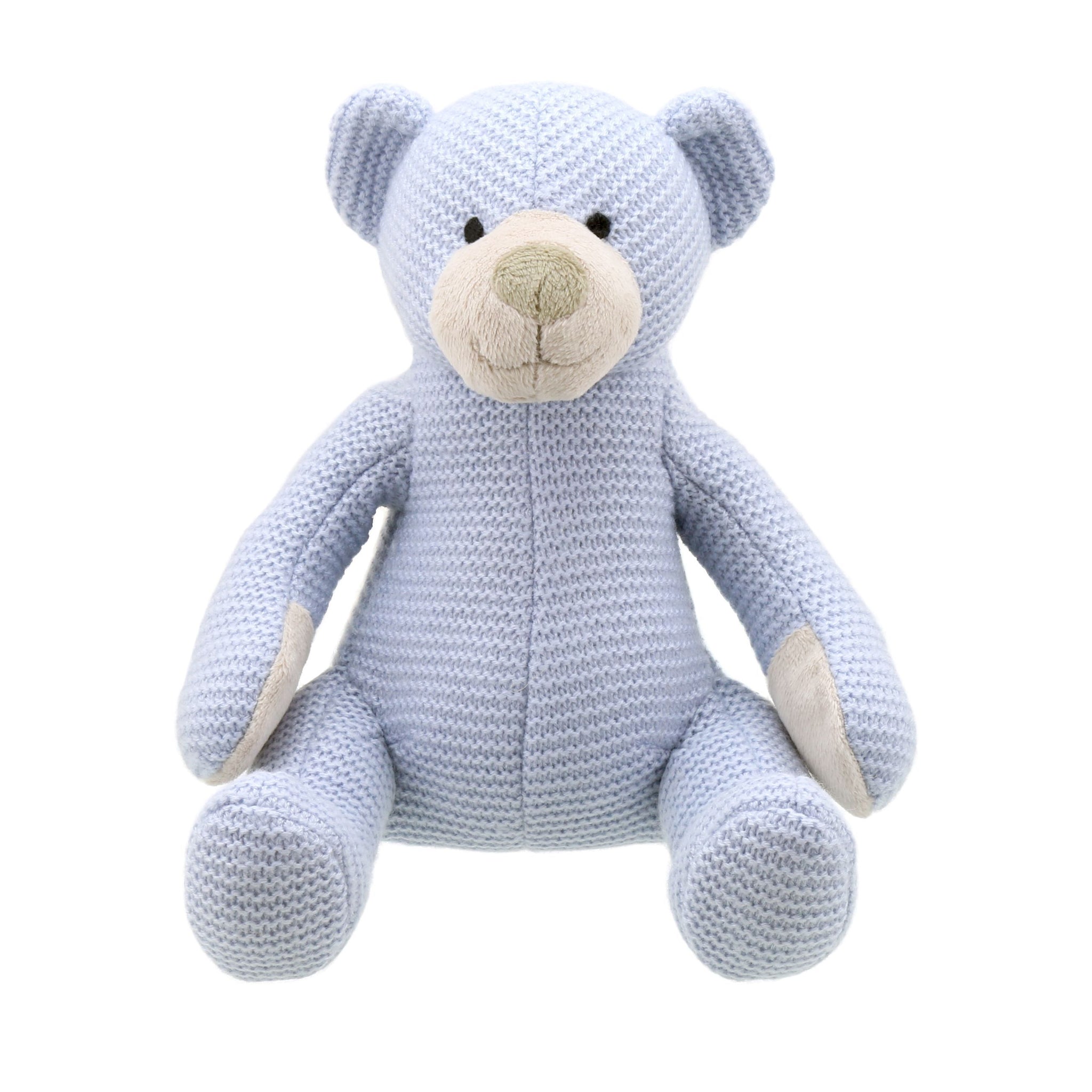 Knitted Blue Bear Small