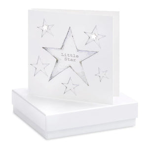 Little Star Earrings Card