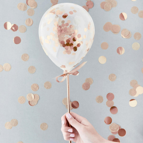 Mini Confetti Balloon Wands