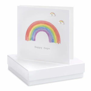 Rainbow Earrings Card