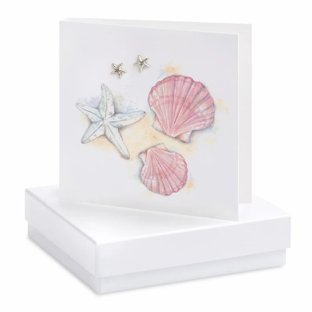 Shell Earrings Card