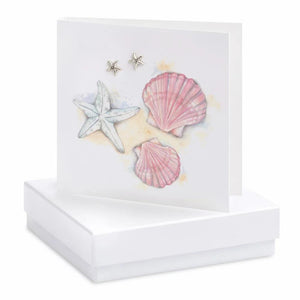 Shell Earrings Card