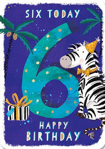 Six Today Zebra