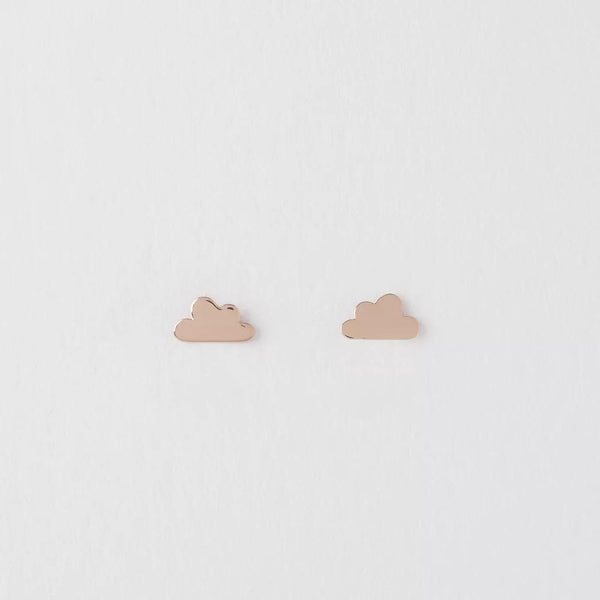 Umbrella Rose Gold Earrings Card