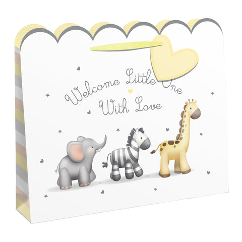 Welcome Little One Landscape Gift Bag & Card