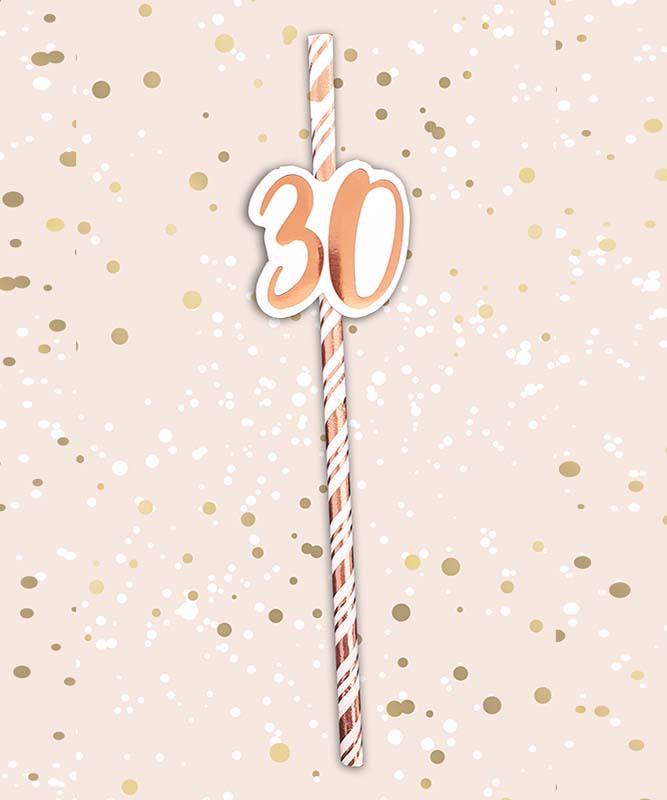 30th Paper Straws