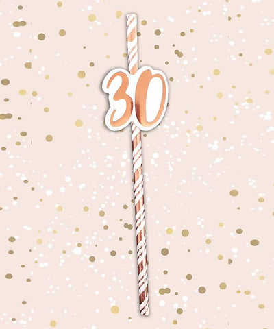 30th Paper Straws